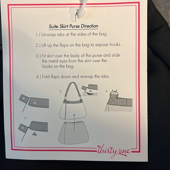 Thirty one Suite Skirt purse. NWT - Picture 3 of 4